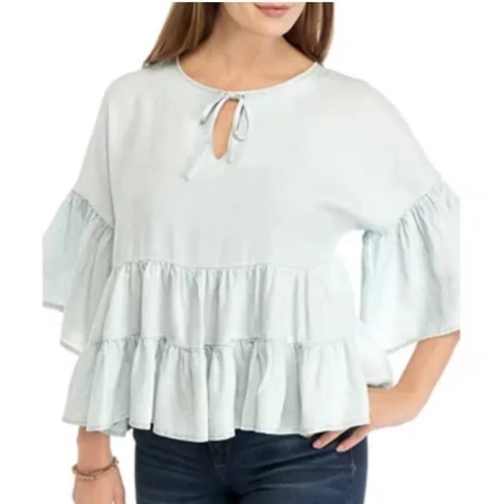 MEDIUM Adyson Parker Ruffle Tier Top